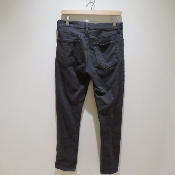 BANANA REPUBLIC Slim Traveler Pant in Dark Gray Minimalist Travel Stretch Cotton - Picture 8 of 13